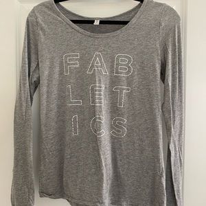 Fabletics large long sleeve top